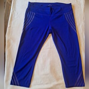Athleta Purple Sonar Capri Leggings